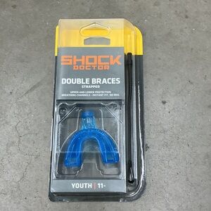 Shock Doctor Blue Double Braces Mouthguard